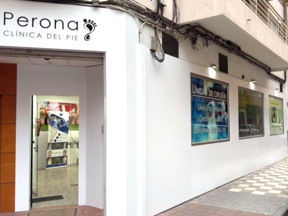Fachada de la clínica Unidad de Cirugía del Pie
