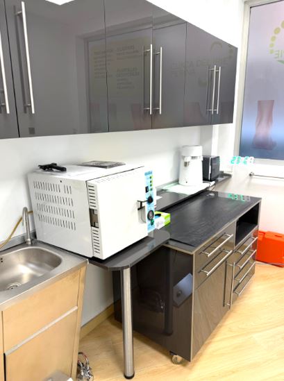 Sala de Esterilización de la clínica Unidad de Cirugía del Pie